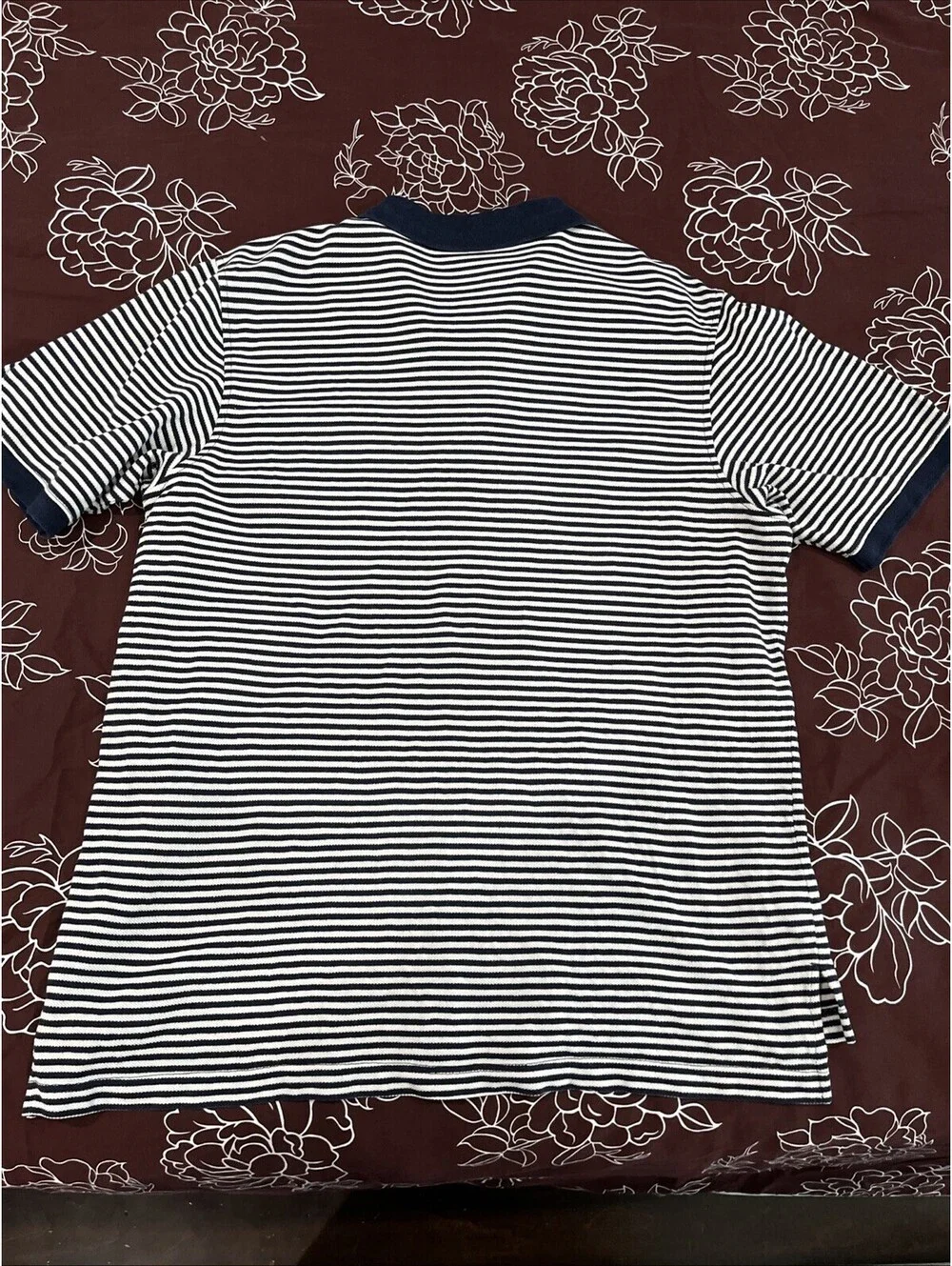 VTG Y2K POLO JEANS COMPANY STRIPED POLO SHIRT SIZE XXL MADE IN USA VGC